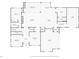 Detailed floorplan showing the layout of the first floor with living spaces, kitchen, and garage at 4757 Lake Forrest Drive Northwest Dr, Atlanta, GA 30342