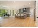 Open kitchen with an island with bar stool seating, stainless steel appliances, and a breakfast nook at 4757 Lake Forrest Drive Northwest Dr, Atlanta, GA 30342