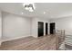 Upstairs bonus room with wood floors and recessed lights at 2333 Mason Dr # D26, Atlanta, GA 30316