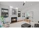 Inviting living room with a cozy fireplace, built-in shelving, and elegant decor for comfortable living at 310 Ivy Brooke Ct, Atlanta, GA 30342