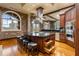 Gourmet kitchen boasts custom cabinets, granite counters, stainless appliances and island seating at 3180 Mathieson Ne Dr # 1401, Atlanta, GA 30305