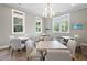 Bright dining area with multiple tables and chairs, perfect for gatherings at 352 Foxglove Way, Mcdonough, GA 30253