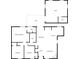 Detailed floorplan showcasing the layout of the house, including bedrooms, bathrooms, and living areas at 4946 Lake Ridge Trail, Lilburn, GA 30047