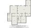 Detailed floor plan shows the layout of the basement level, highlighting rooms and hall spaces at 530 Old Cobblestone Dr, Atlanta, GA 30350