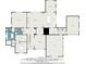 Detailed floor plan showcases the layout of the main level, highlighting the primary bedroom, living spaces, and garages at 530 Old Cobblestone Dr, Atlanta, GA 30350