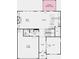 Floor plan of a 2 story home with 2 car garage, great room, kitchen, dining, and covered outdoor living at 62 Sheryl Way, Loganville, GA 30052