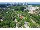 Aerial view of property at 1070 Standard Drive, Brookhaven, surrounded by lush trees at 1070 Standard Ne Dr, Brookhaven, GA 30319