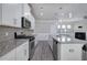 Spacious kitchen with island and stainless steel appliances at 158 Bryon Ln, Acworth, GA 30102