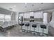 Bright and spacious kitchen with a central island, modern appliances, and an adjacent dining area at 158 Bryon Ln, Acworth, GA 30102