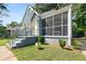 Close up of home's screened porch, showing steps and an inviting entry at 1649 Beecher Sw St, Atlanta, GA 30310