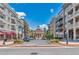 Charming street view featuring well-maintained buildings, street lights, and lush landscaping at 1867 N Creek Cir, Alpharetta, GA 30009