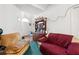 Inviting living room with sofas and a glimpse of the front door at 1394 Isleworth Cir, Atlanta, GA 30349