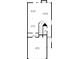 Detailed first floor layout showing the living room, dining area, kitchen, foyer, bath, and garage dimensions at 147 Townview Dr, Woodstock, GA 30189