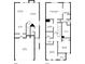 Comprehensive floor plans for first and second floor, showcasing dimensions of each room at 147 Townview Dr, Woodstock, GA 30189