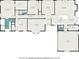 Detailed floor plan layout showcasing the home's spacious bedrooms, kitchen, garage, and living areas at 7265 Hunters Branch Dr, Sandy Springs, GA 30328