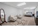Finished basement features a seating area and a bedroom with a calm and relaxing atmosphere at 2109 Allgood Rd, Marietta, GA 30062