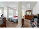 Spacious main bedroom with fan and carpeted floors at 2833 Golden Club Bnd, Austell, GA 30106