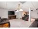 Finished basement includes seating, game space and storage at 4920 Hampton Lake Dr, Marietta, GA 30068