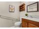 This bathroom features a granite sink, a toilet, and a grab bar at 2519 Lauderdale Ne Dr, Atlanta, GA 30345