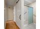 This bathroom features a large vanity and a shower with glass doors at 2519 Lauderdale Ne Dr, Atlanta, GA 30345