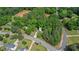 Beautiful aerial view of property with mature trees and landscaping on a secluded lot at 3852 Drew Campground Rd, Cumming, GA 30040