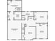 Upstairs floor plan featuring bedrooms, bathrooms, and closet locations with dimensions for layout planning at 4423 Windsor Oaks Cir, Marietta, GA 30066