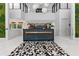 Stylish lobby with a unique patterned floor and modern decor, creating a welcoming entrance for residents and visitors at 775 Juniper Ne St # 210, Atlanta, GA 30308