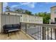 Balcony with seating and views of the complex at 302 Boxwood Ln, Roswell, GA 30075
