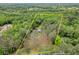 Aerial view of property showing the expansive land, surrounded by a dense tree line at 3630 Spot Rd, Cumming, GA 30040