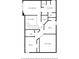 Second floor plan showing layout of bedrooms and bathrooms at 1100 Carrington Pkwy, Villa Rica, GA 30180