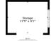 Floor plan shows the storage room measuring 11'5
