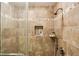 Tile shower with built-in niche at 1386 Sheffield Glen Ne Way, Atlanta, GA 30329
