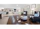 Open-concept living space with kitchen, living room, and cozy seating areas at 2151 Zelda Ne Dr, Atlanta, GA 30345