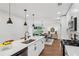 Contemporary kitchen with a large island, perfect for entertaining and culinary creations at 598 Taylor Se Dr, Smyrna, GA 30080