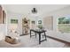 Inviting home office with plenty of natural light, creating a productive workspace at 598 Taylor Se Dr, Smyrna, GA 30080