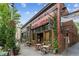 Exterior view of Brick Store, features outdoor seating at 101 Swanton Hill Ct, Decatur, GA 30030