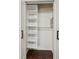 Closet featuring an organized shelving system and ample storage space at 101 Swanton Hill Ct, Decatur, GA 30030