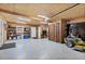 Bright garage interior with storage, organization and space for vehicles at 150 South St, Buford, GA 30518