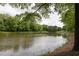 Picturesque pond surrounded by lush greenery, creating a serene and tranquil setting at 1800 Clairmont Lk # 216, Decatur, GA 30033