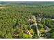 Beautiful aerial view of homes in a lush wooded suburban community, featuring mature trees and well-maintained landscaping at 75 Auburn Rd, Auburn, GA 30011