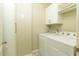 Laundry room featuring modern appliances and overhead cabinetry for storage at 1365 Hawthorne Se Ave, Smyrna, GA 30080