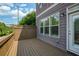 Outdoor patio featuring a wood deck and views of the surrounding neighborhood at 1365 Hawthorne Se Ave, Smyrna, GA 30080