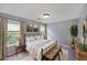 Cozy bedroom features hardwood floors, and two bright windows at 36 Laurel Ne Way, White, GA 30184