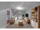 Upstairs bonus room with hardwood floors and neutral paint at 36 Laurel Ne Way, White, GA 30184