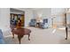 Spacious living room with plush carpet, large opening to Gathering room and classic decor at 4506 Westcliff Ne Trce, Roswell, GA 30075