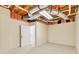 Unfinished basement with insulated walls and ceiling, perfect for future expansion at 5844 Brookstone Nw Walk, Acworth, GA 30101