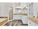 Bathroom with walk-in shower, soaking tub, stone countertops, and plenty of cabinet space at 5844 Brookstone Nw Walk, Acworth, GA 30101