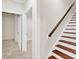 Hallway with access to finished basement at 5844 Brookstone Nw Walk, Acworth, GA 30101