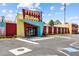 Midtown Bowl building with colorful retro design elements, adjacent to a large parking lot at 2067 Telfair Circle # A&B, Atlanta, GA 30324