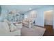 Stylish living room with custom built-in shelving, comfortable seating, and elegant decor at 414 E Wesley Ne Rd, Atlanta, GA 30305